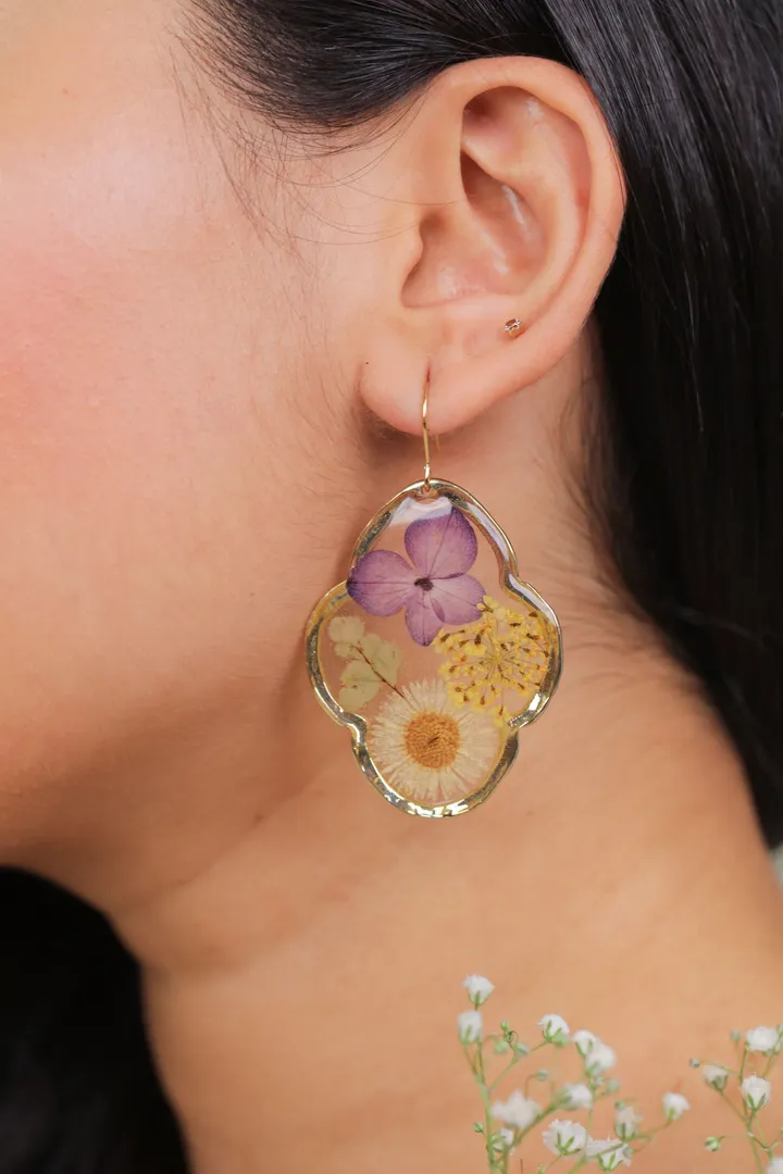 Gold Morrocon Earrings