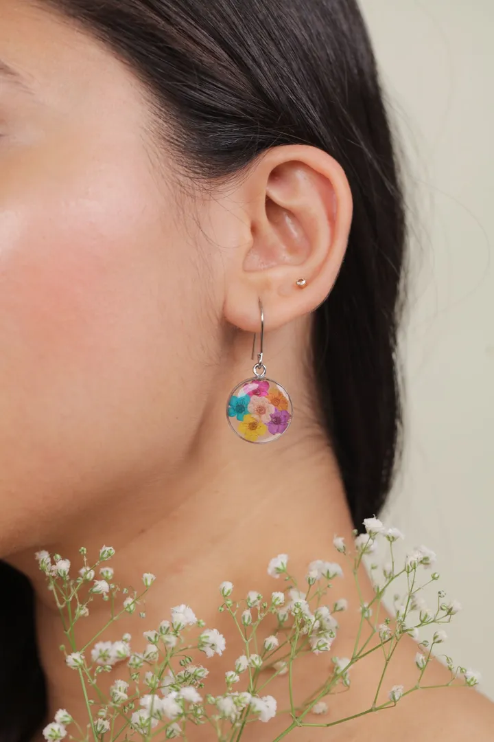 Dainty Wildflower Earrings for Freedom of Spirit