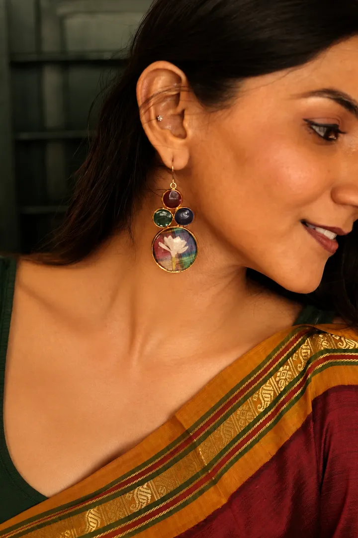 The Madras Malar Earrings