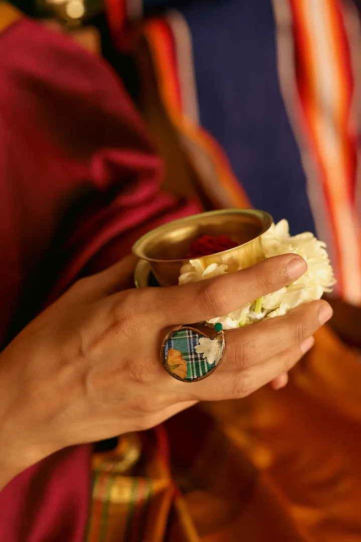 The Madras Malar Ornate Ring